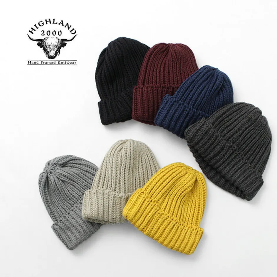 Hats^HIGHLAND 2000 / Very Short Heavyweight Cotton Knitted Cap