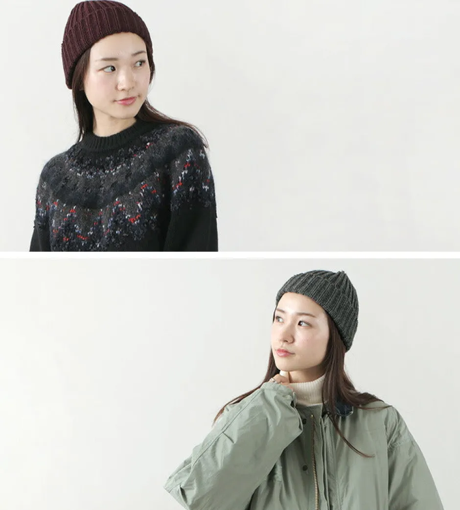 Hats^HIGHLAND 2000 / Very Short Merino Wool Knit Cap