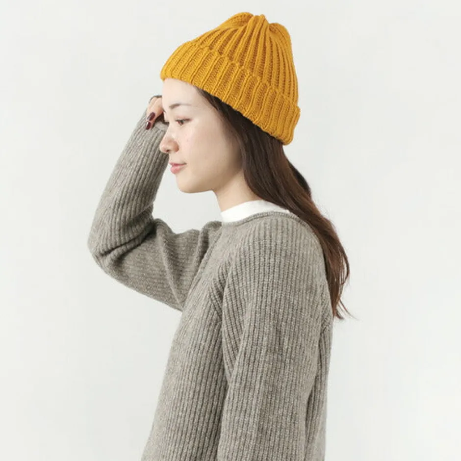 Hats^HIGHLAND 2000 / Very Short Merino Wool Knit Cap