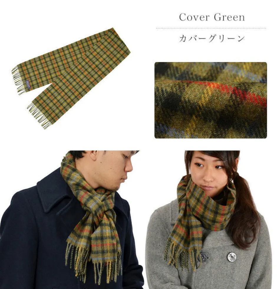 Scarfs^HIGHLAND TWEEDS / Lamb Wool Check Scarf