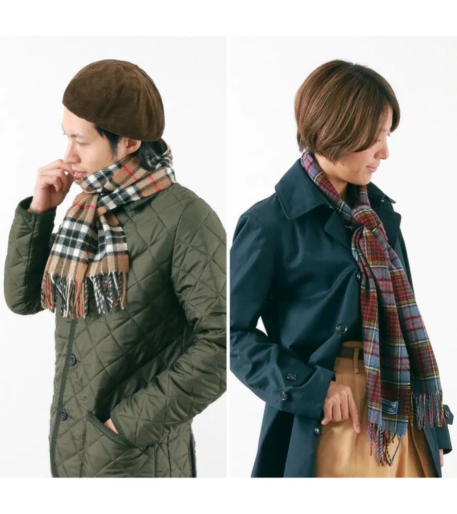 Scarfs^HIGHLAND TWEEDS / Lamb Wool Check Scarf