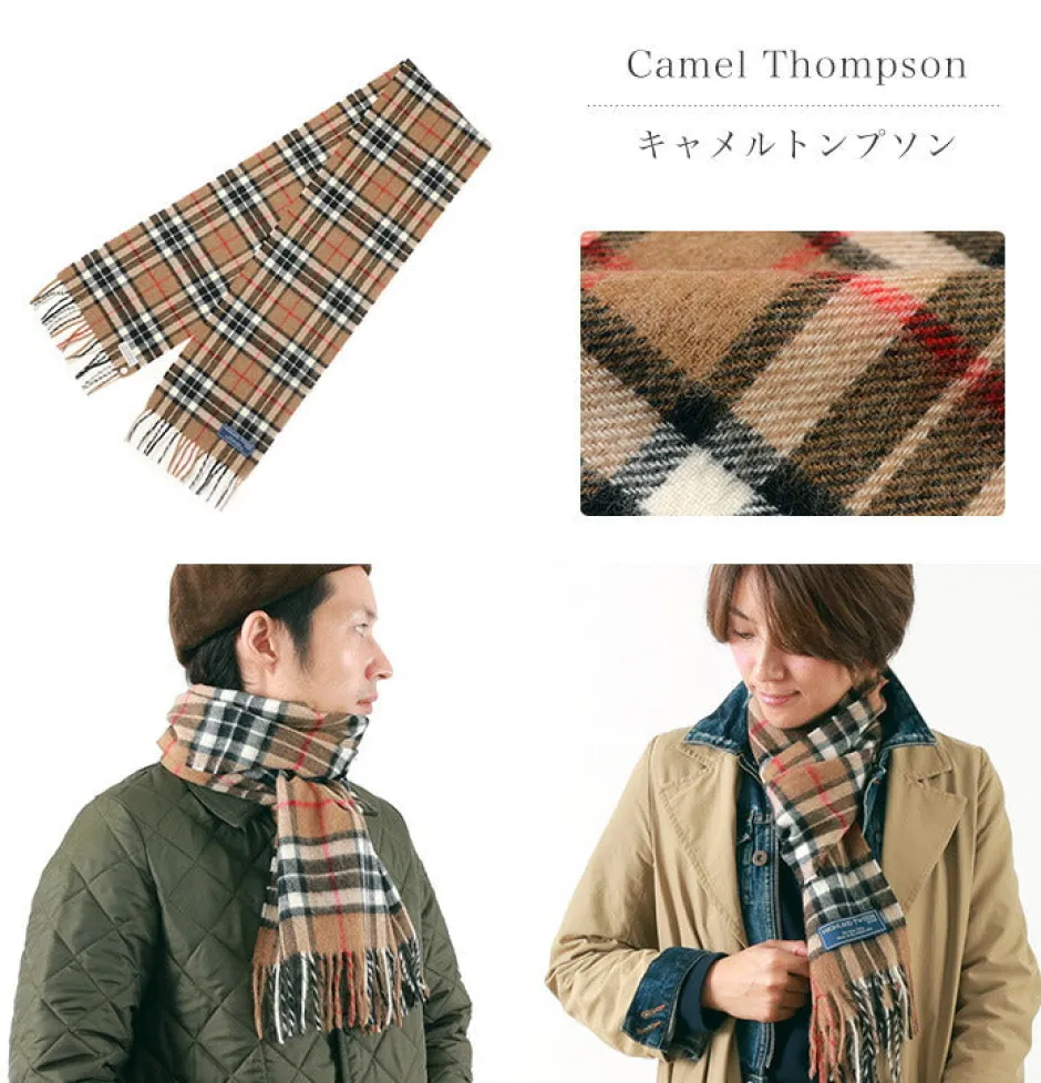 Scarfs^HIGHLAND TWEEDS / Lamb Wool Check Scarf