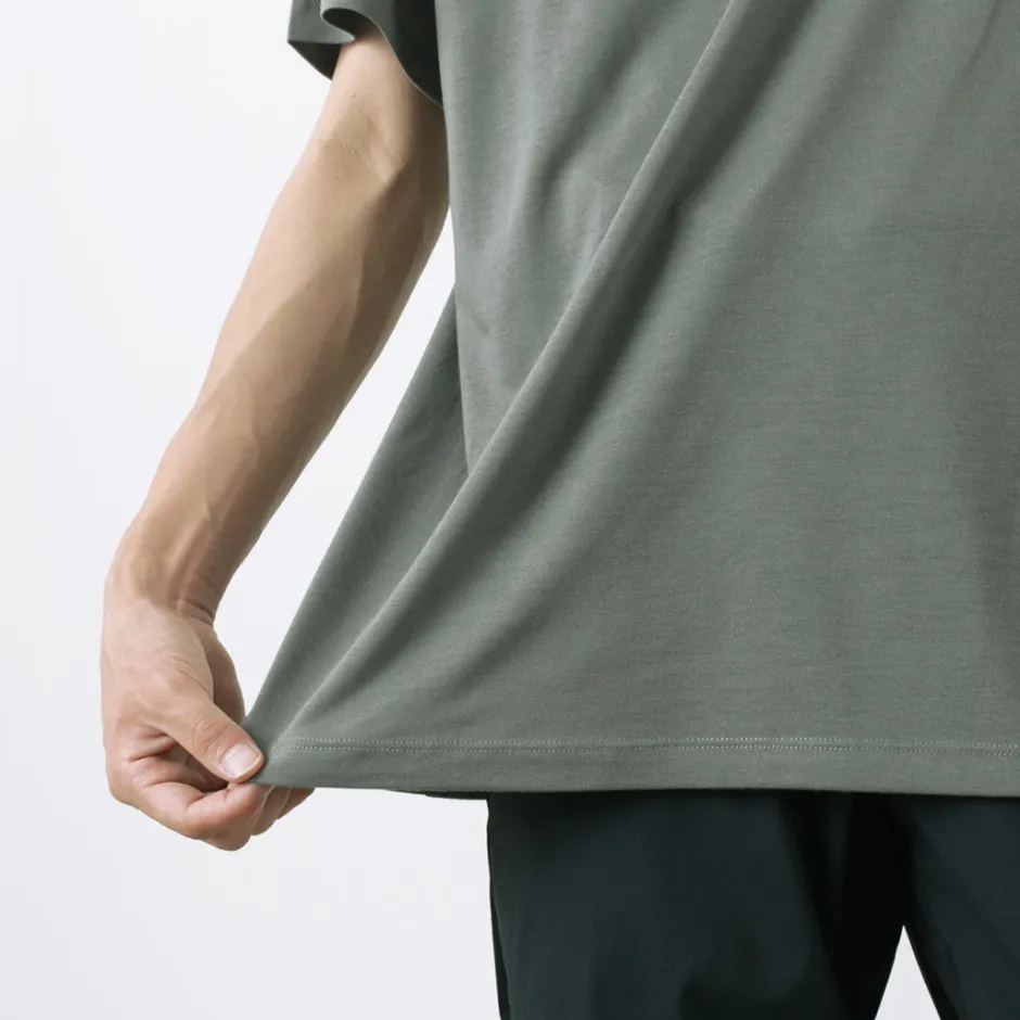 T-Shirts^HOUDINI / Tree Tee Drawing logo /wood pulp T-shirt
