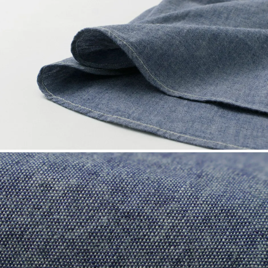 Shirts^ILL ONE EIGHTY / Chambray Work Shirt lightblue