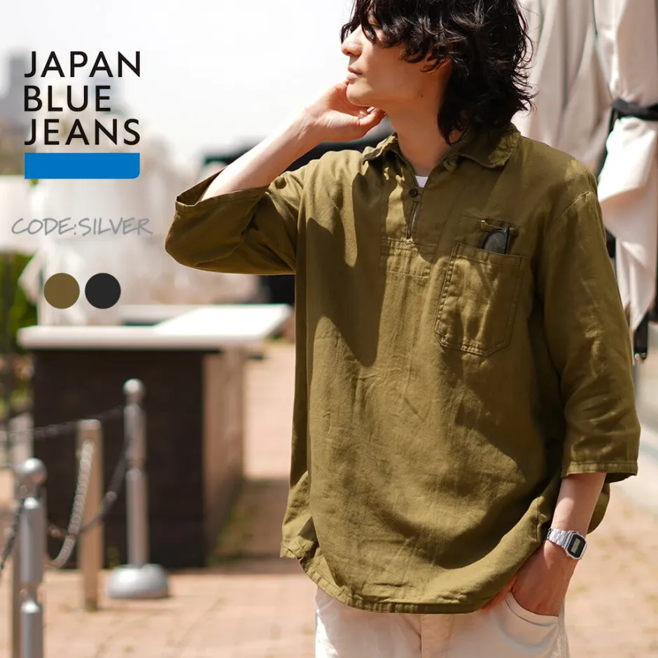 Shirts^JAPAN BLUE JEANS / CODE:SILVER Military Pullover Shirt