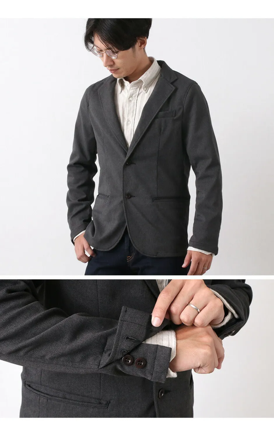 Jackets^JAPAN BLUE JEANS / Full flannel serge tailored jacket