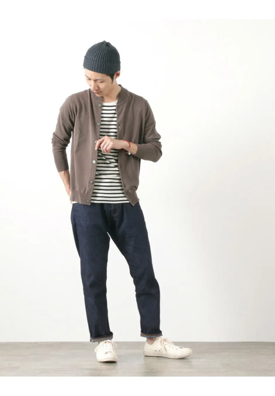 Jeans^JAPAN BLUE JEANS / 8oz 5P Denim Tapered Trousers indigo