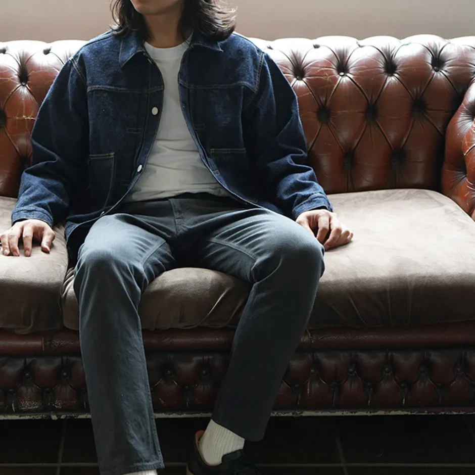 Jeans^JAPAN BLUE JEANS / Prep 12oz Selvage Greck Jeans gray