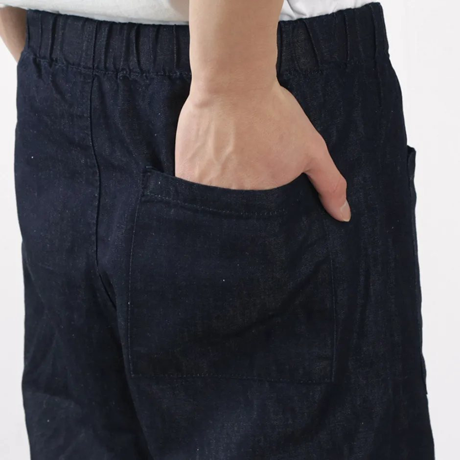 Jeans^JAPAN BLUE JEANS / RJB7570 Cotton Linen Denim Knicker Trousers indigo