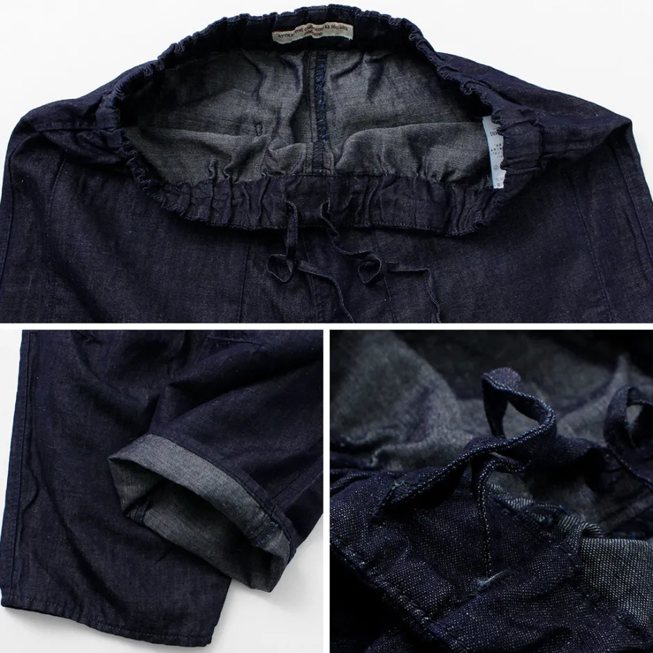 Jeans^JAPAN BLUE JEANS / RJB7570 Cotton Linen Denim Knicker Trousers indigo