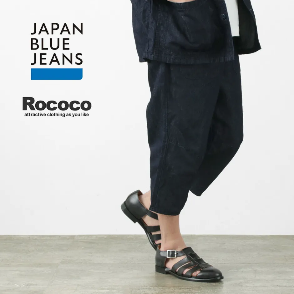 Jeans^JAPAN BLUE JEANS / RJB7570 Cotton Linen Denim Knicker Trousers indigo