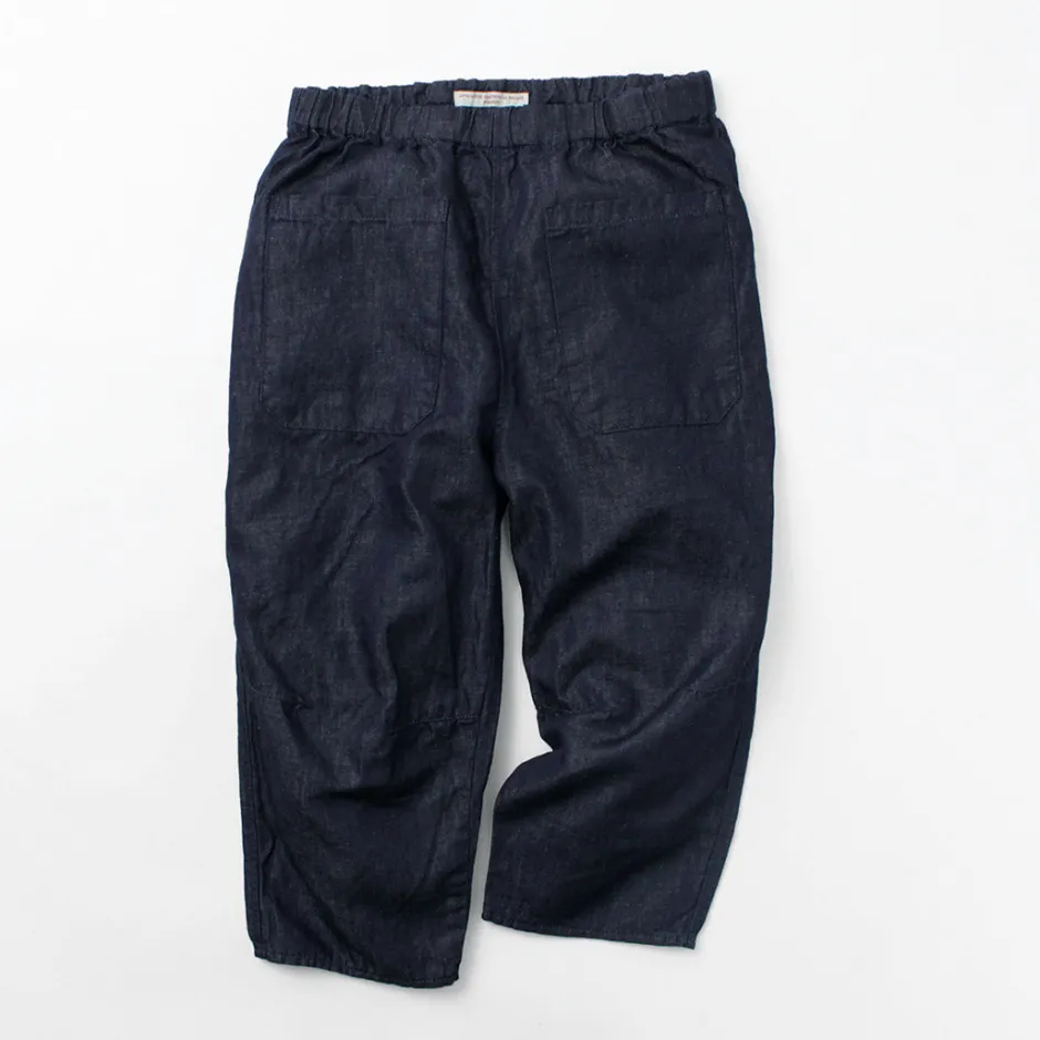 Jeans^JAPAN BLUE JEANS / RJB7570 Cotton Linen Denim Knicker Trousers indigo