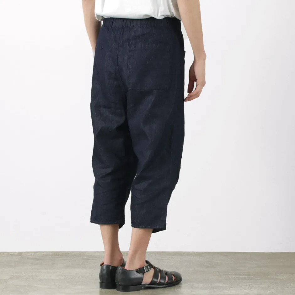 Jeans^JAPAN BLUE JEANS / RJB7570 Cotton Linen Denim Knicker Trousers indigo