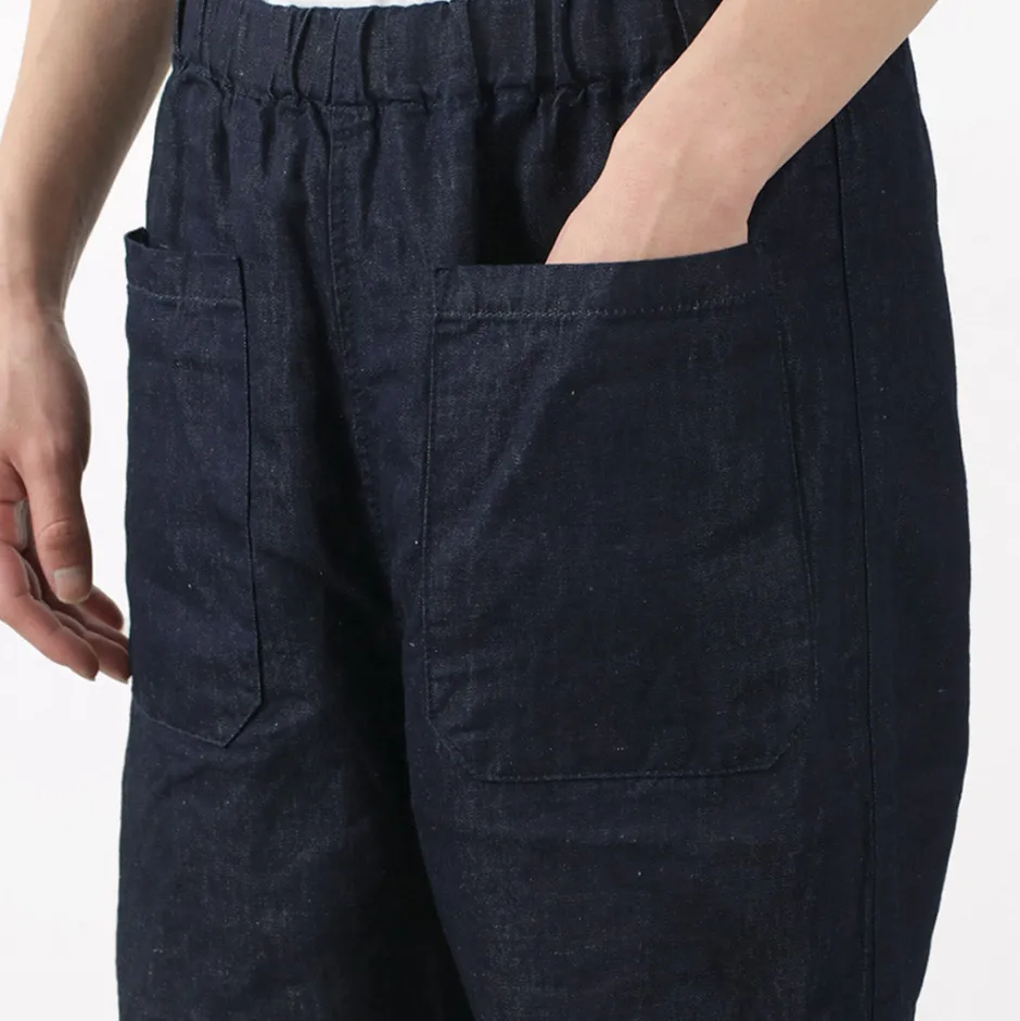 Jeans^JAPAN BLUE JEANS / RJB7570 Cotton Linen Denim Knicker Trousers indigo