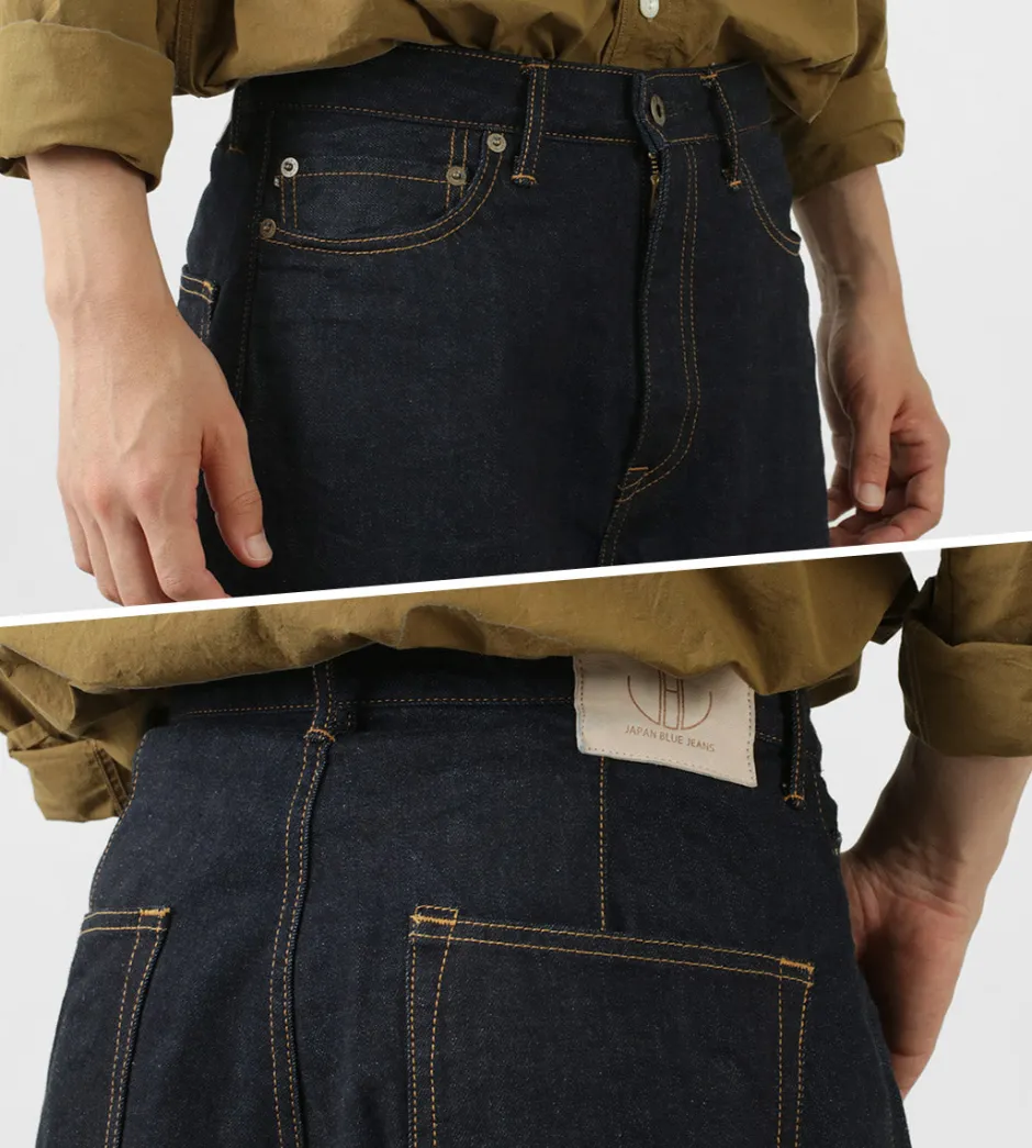 Jeans^JAPAN BLUE JEANS / RJB6171 12oz selvedge wide tapered trousers indigo