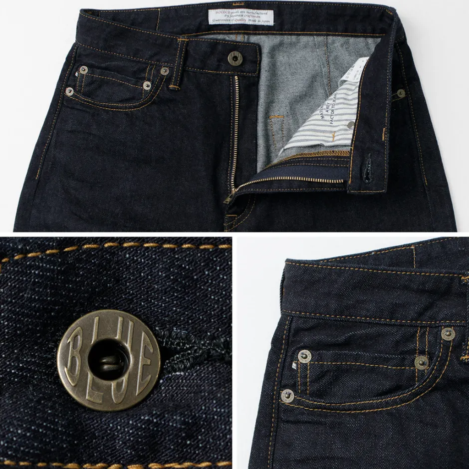 Jeans^JAPAN BLUE JEANS / RJB6171 12oz selvedge wide tapered trousers indigo