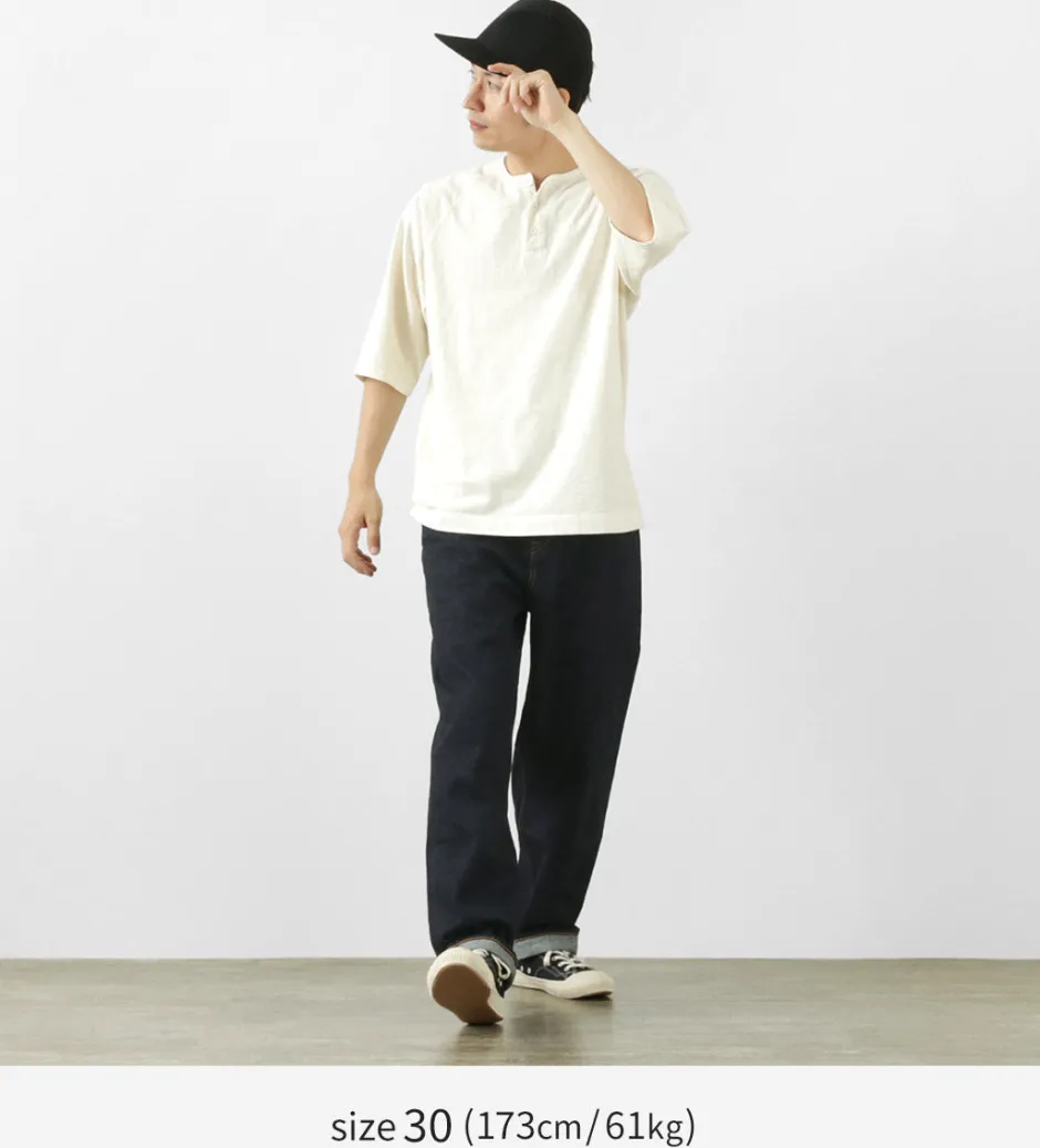Jeans^JAPAN BLUE JEANS / RJB6171 12oz selvedge wide tapered trousers indigo