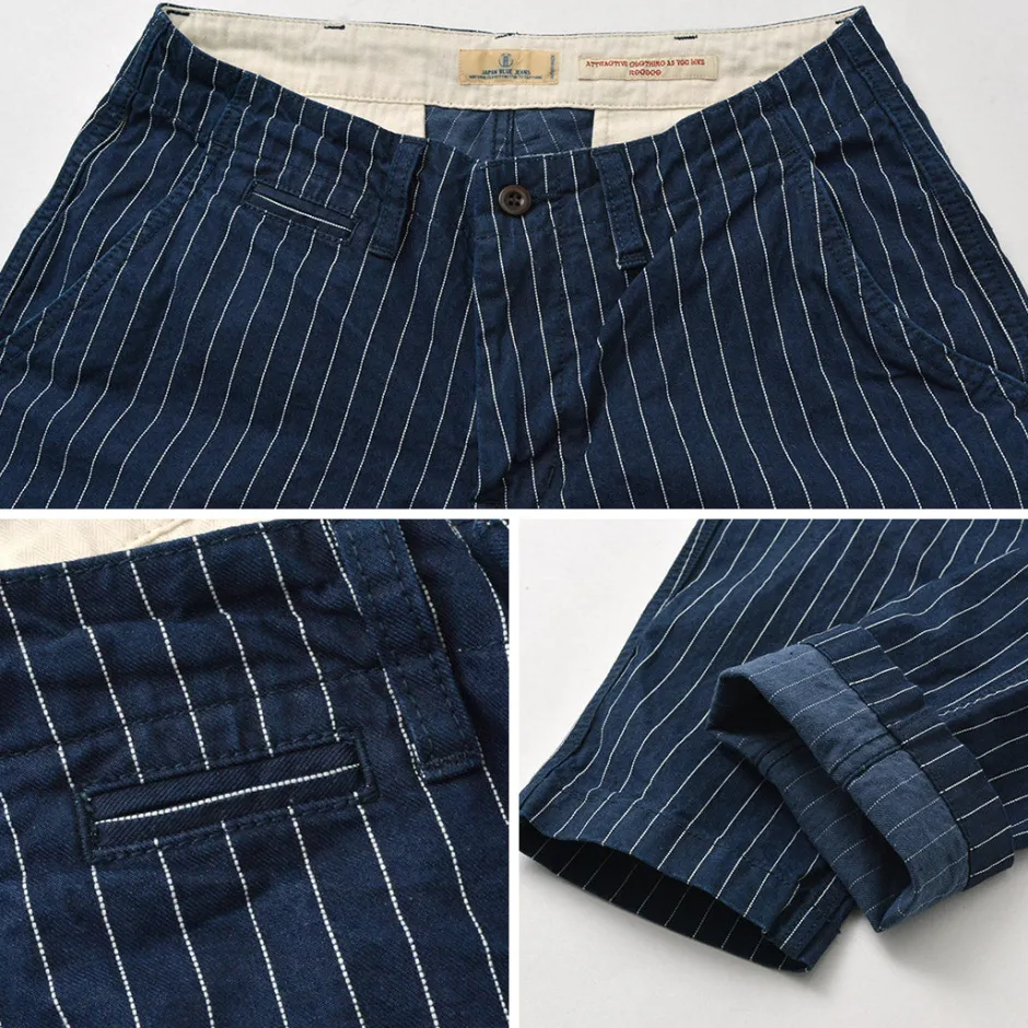 Work Pants & Chinos^JAPAN BLUE JEANS / RJB1620Wide tapered chino stripe navy