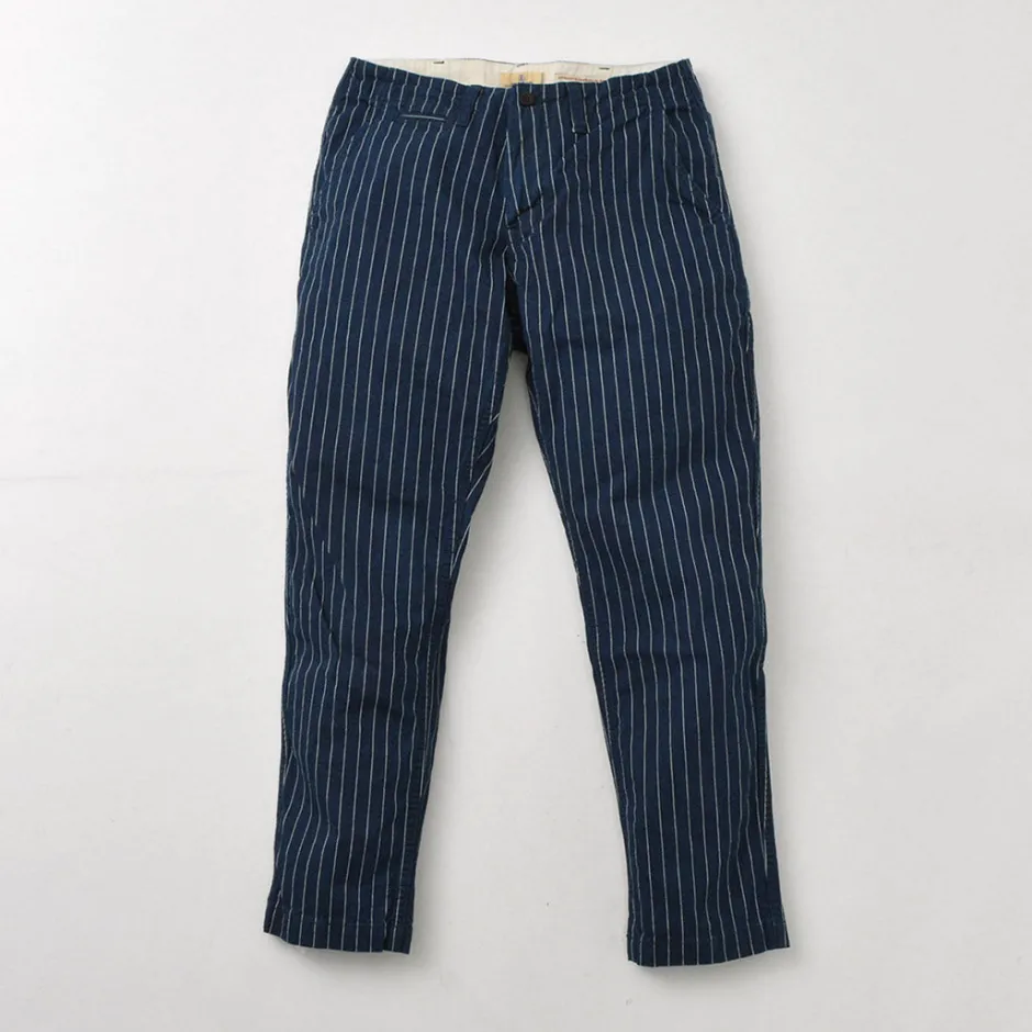 Work Pants & Chinos^JAPAN BLUE JEANS / RJB1620Wide tapered chino stripe navy