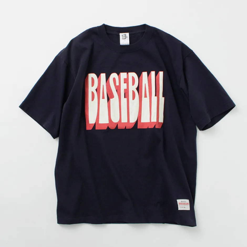 T-Shirts^JHANKSON / BASE BALL short sleeve T-shirt