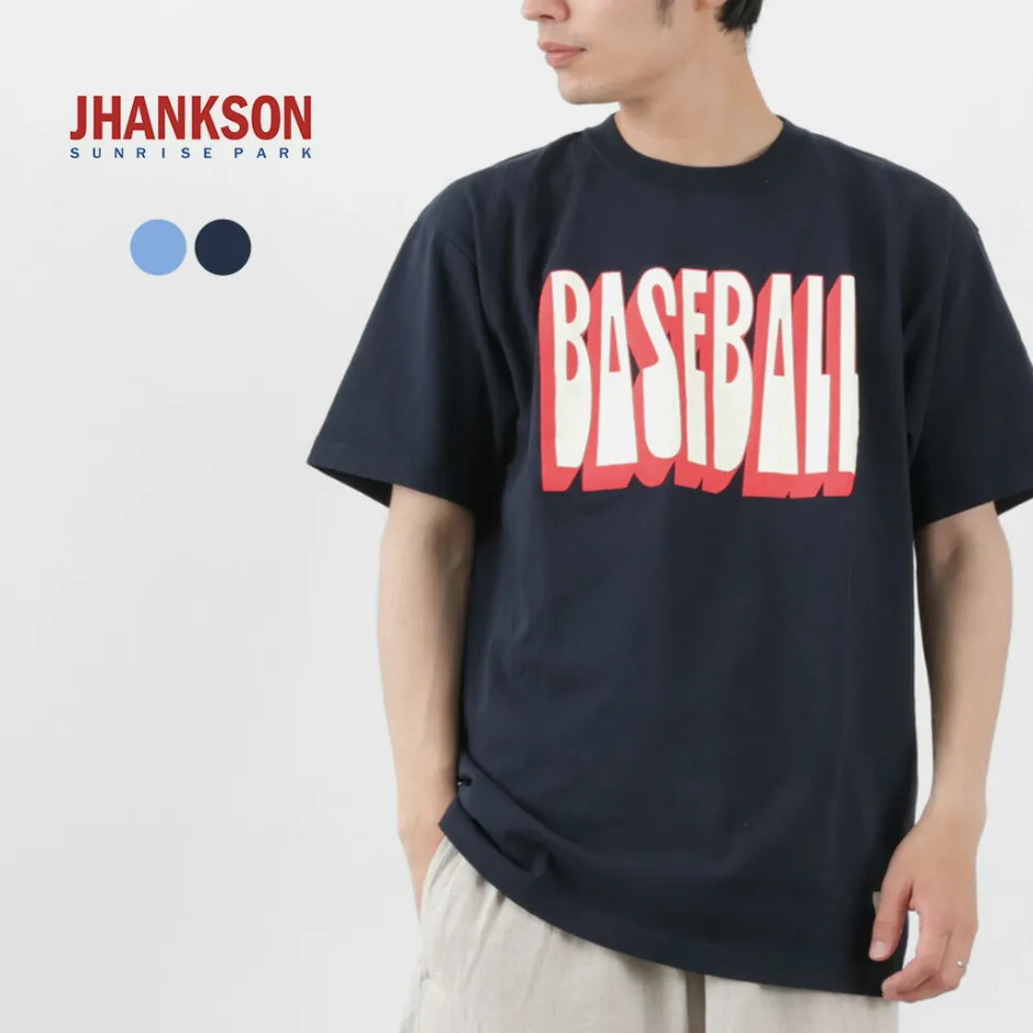 T-Shirts^JHANKSON / BASE BALL short sleeve T-shirt