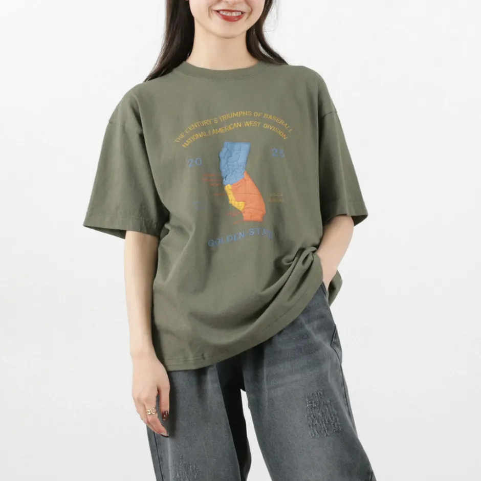 T-Shirts^JHANKSON / California Maps short sleeve T-shirt