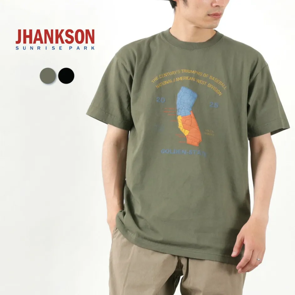 T-Shirts^JHANKSON / California Maps short sleeve T-shirt
