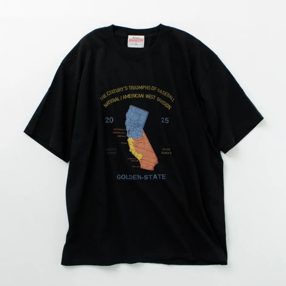 T-Shirts^JHANKSON / California Maps short sleeve T-shirt