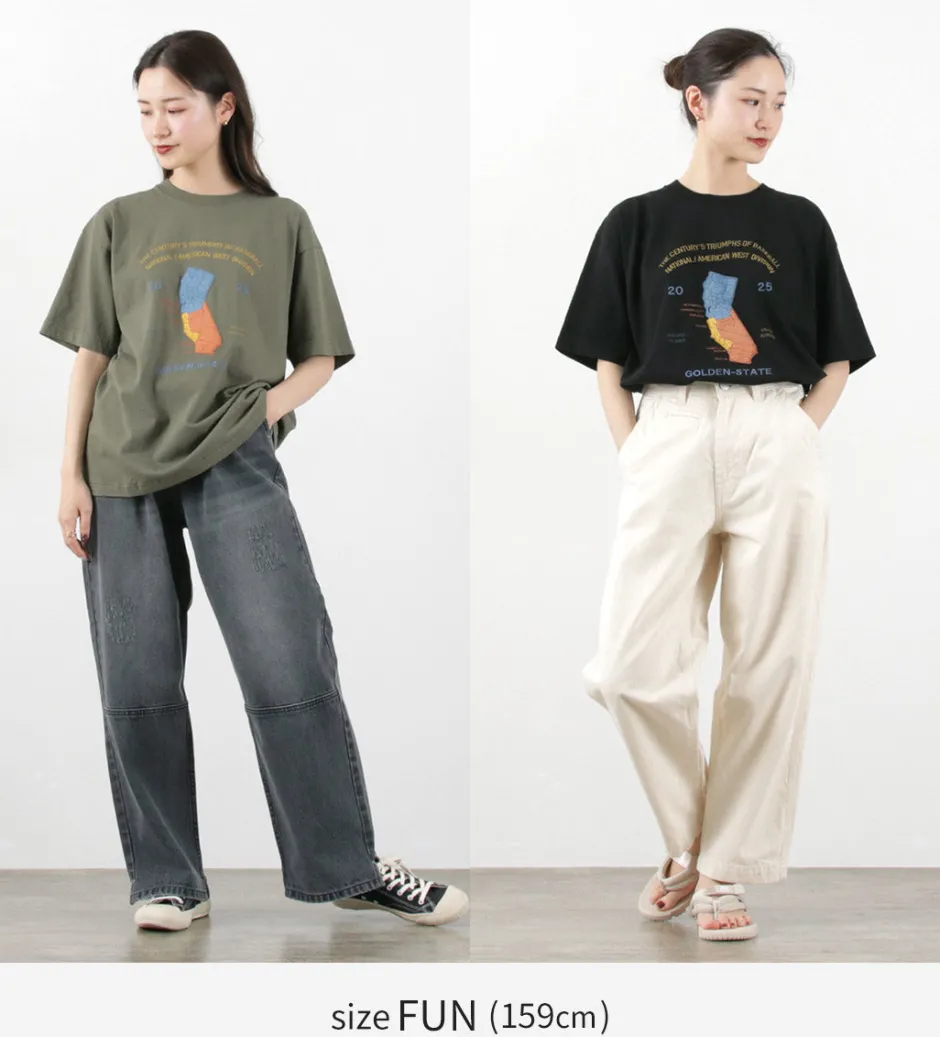 T-Shirts^JHANKSON / California Maps short sleeve T-shirt
