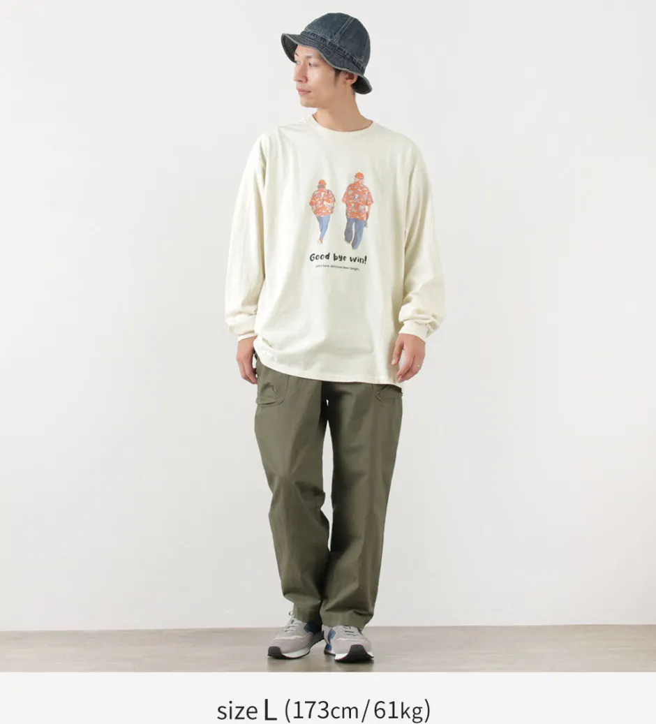 T-Shirts^JHANKSON / Goodbye Win Long Sleeve T-Shirt natural