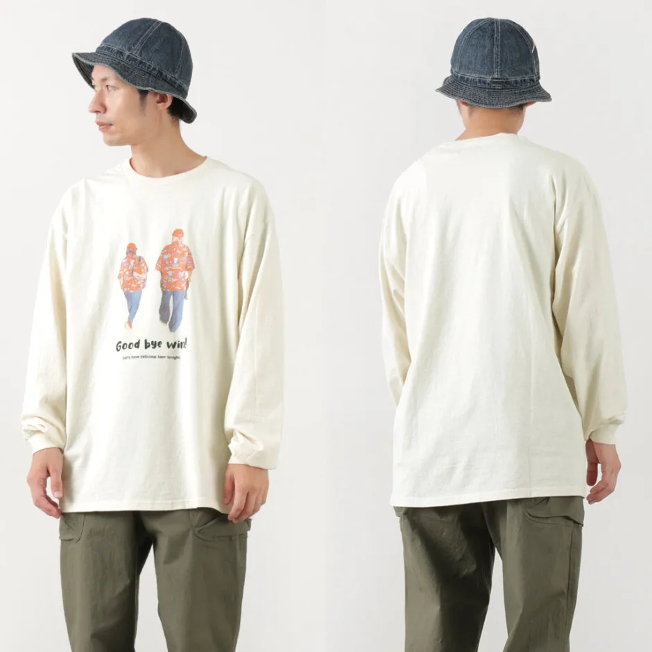 T-Shirts^JHANKSON / Goodbye Win Long Sleeve T-Shirt natural