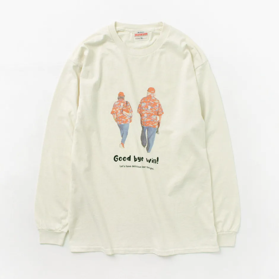 T-Shirts^JHANKSON / Goodbye Win Long Sleeve T-Shirt natural