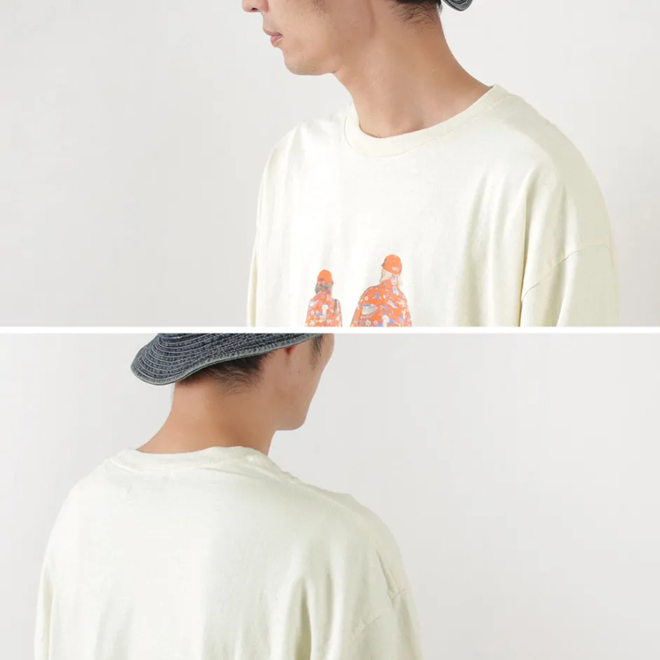 T-Shirts^JHANKSON / Goodbye Win Long Sleeve T-Shirt natural