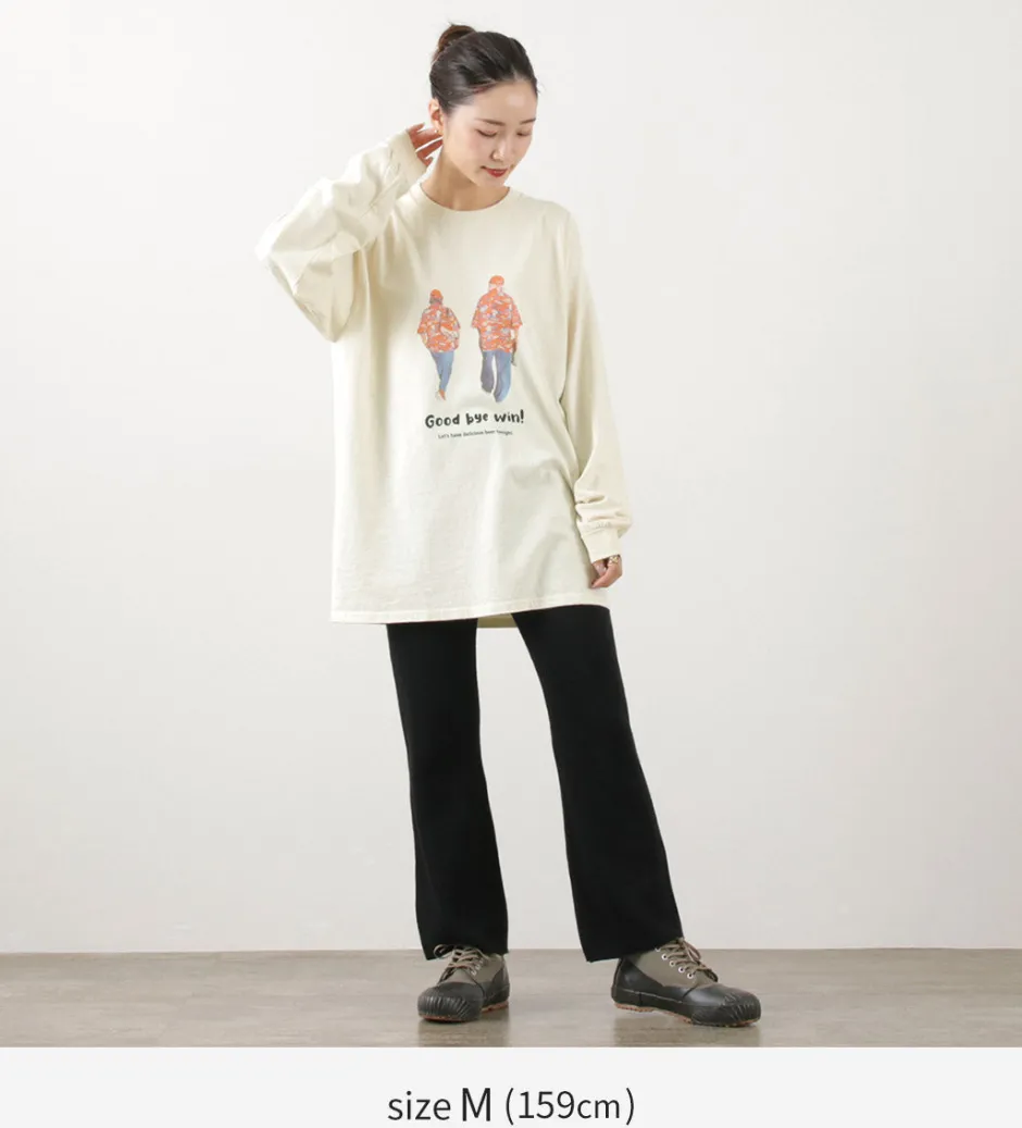T-Shirts^JHANKSON / Goodbye Win Long Sleeve T-Shirt natural