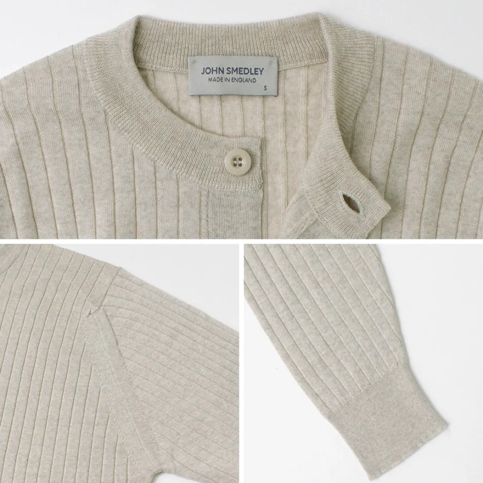Knits^JOHN SMEDLEY / A4713 30G Henry Neck Ribbed Sweater