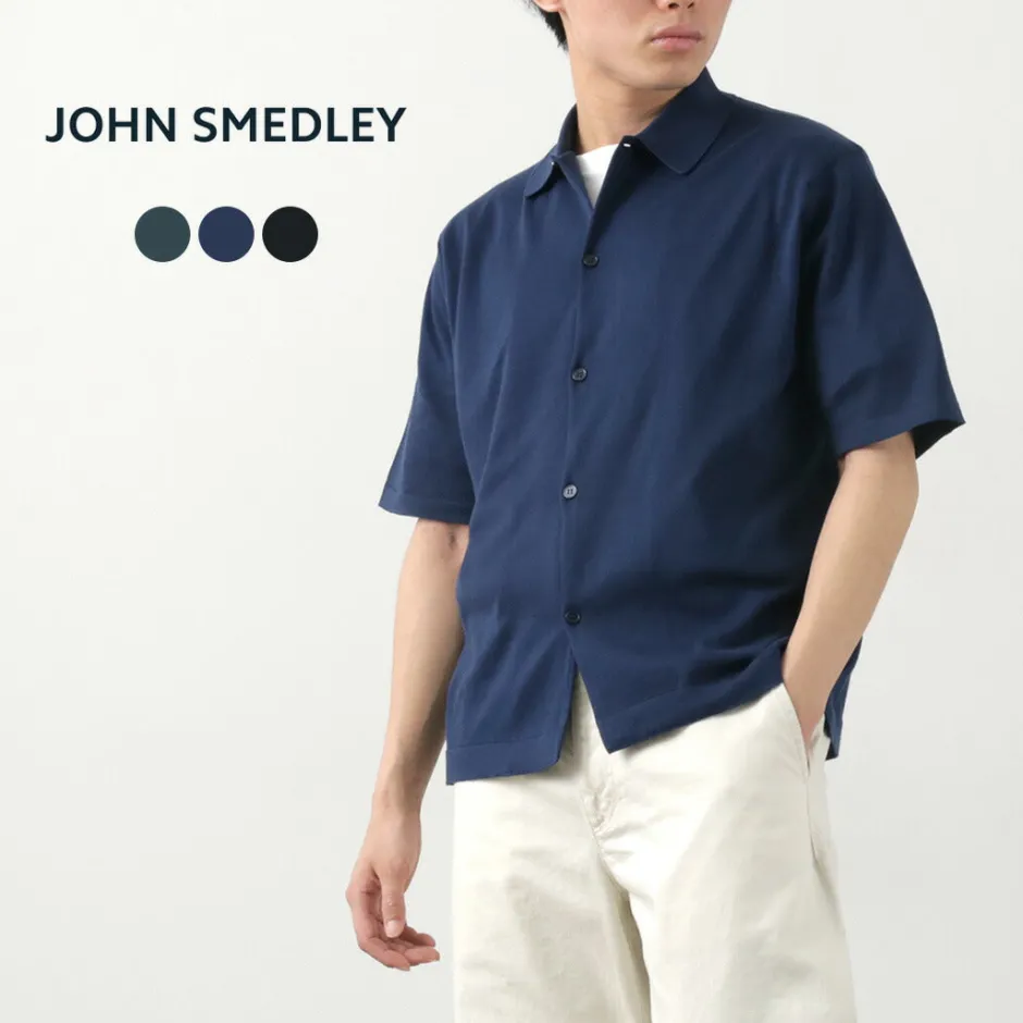 Shirts^JOHN SMEDLEY / Sea Island Cotton 30 Gauge Knit Shirt