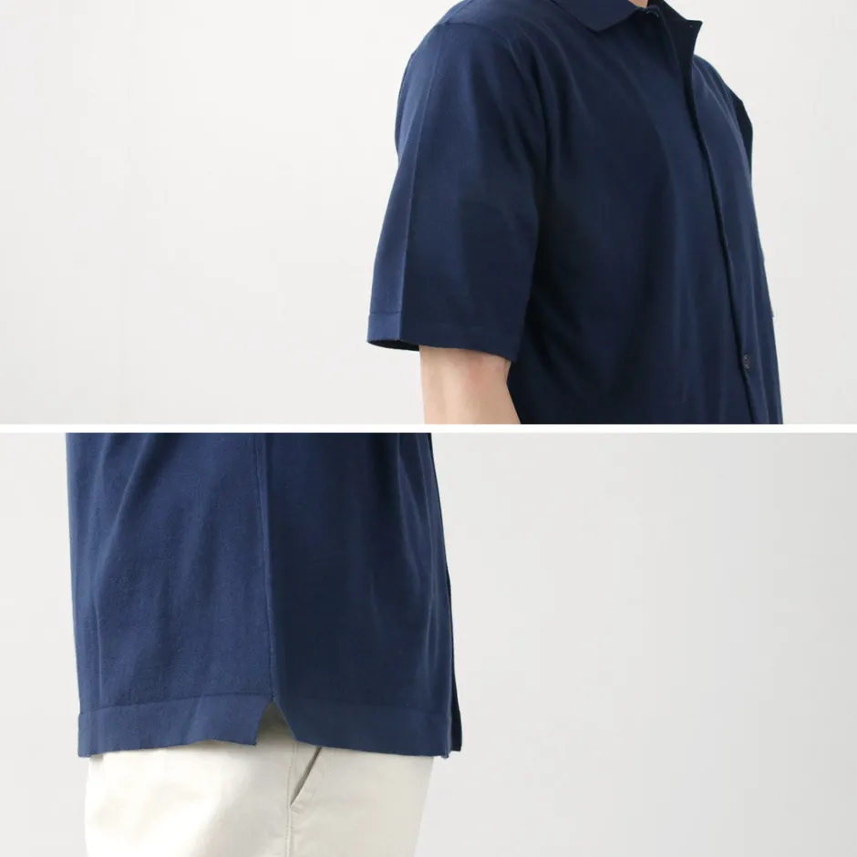 Shirts^JOHN SMEDLEY / Sea Island Cotton 30 Gauge Knit Shirt