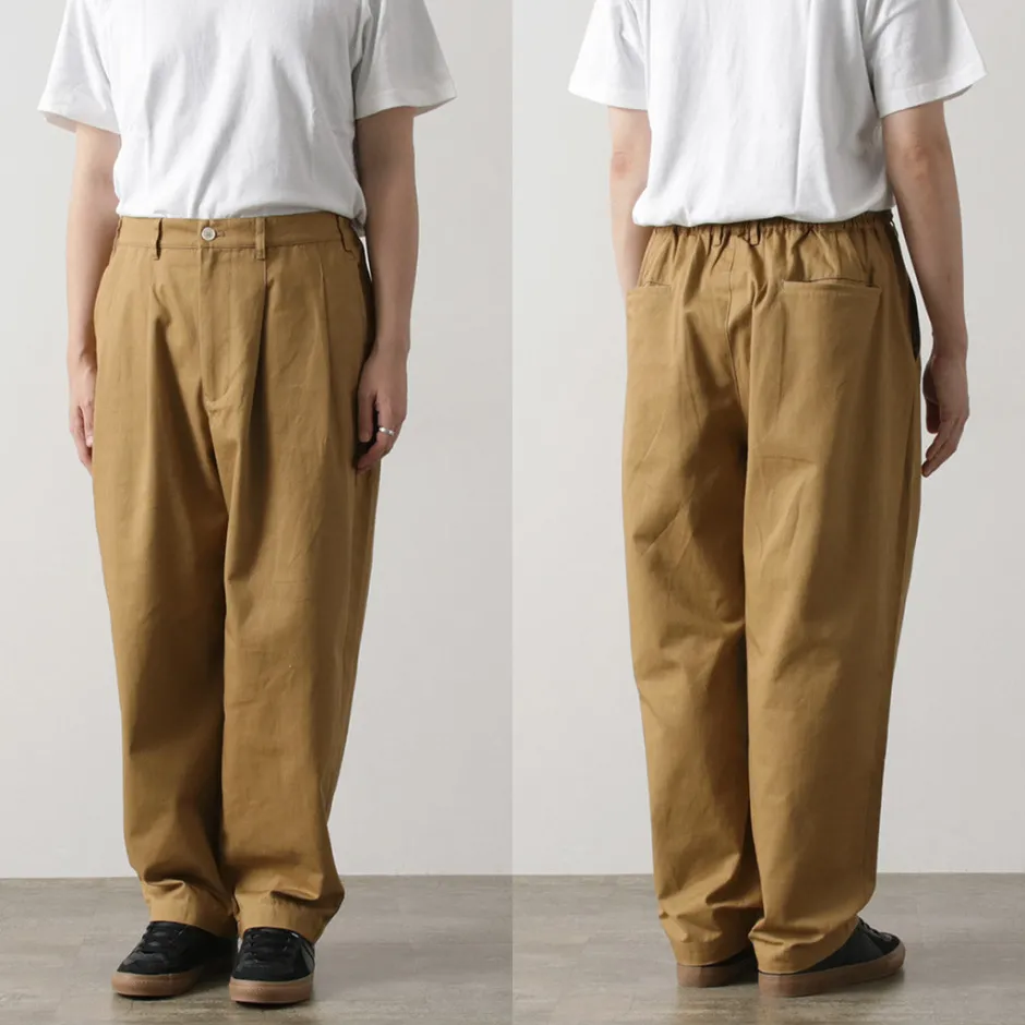 Trousers^KELEN / 2 Tuck Cocoon Trousers