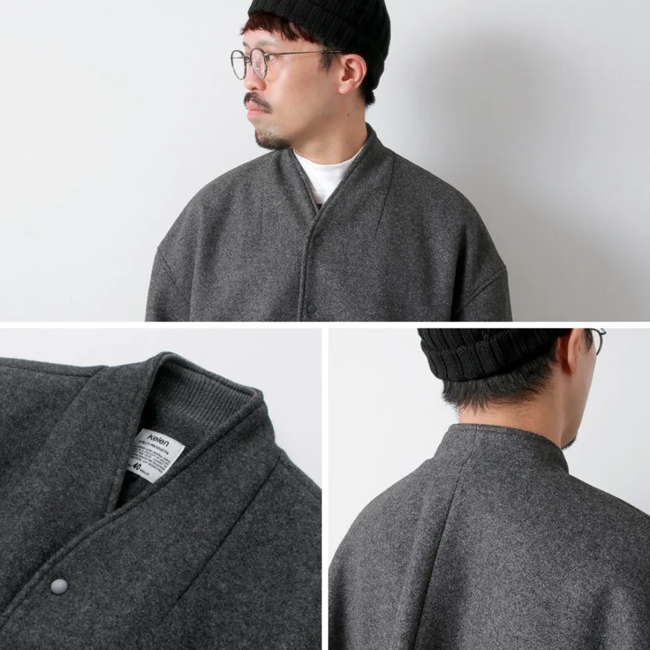 Jackets^KELEN / Collarless Egg Jacket