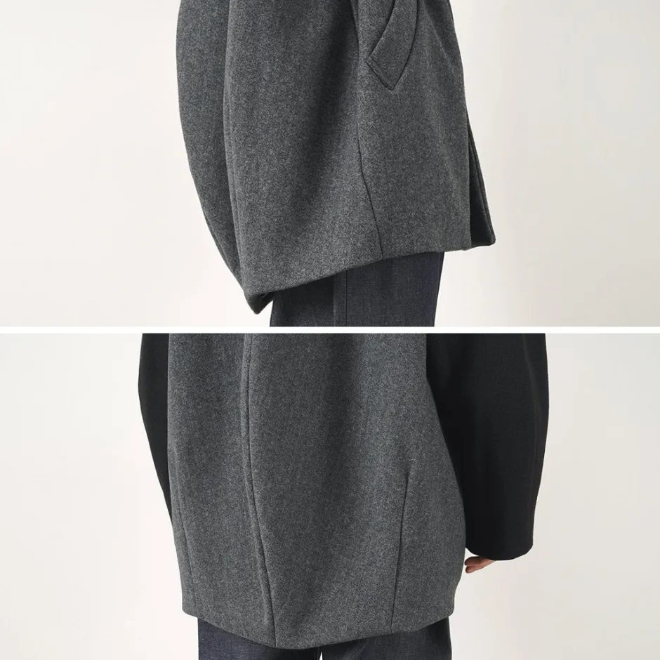 Jackets^KELEN / Collarless Egg Jacket