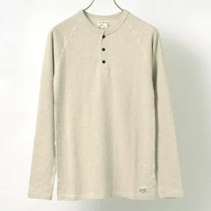 T-Shirts^KEPANI / Henley neck long sleeve tee