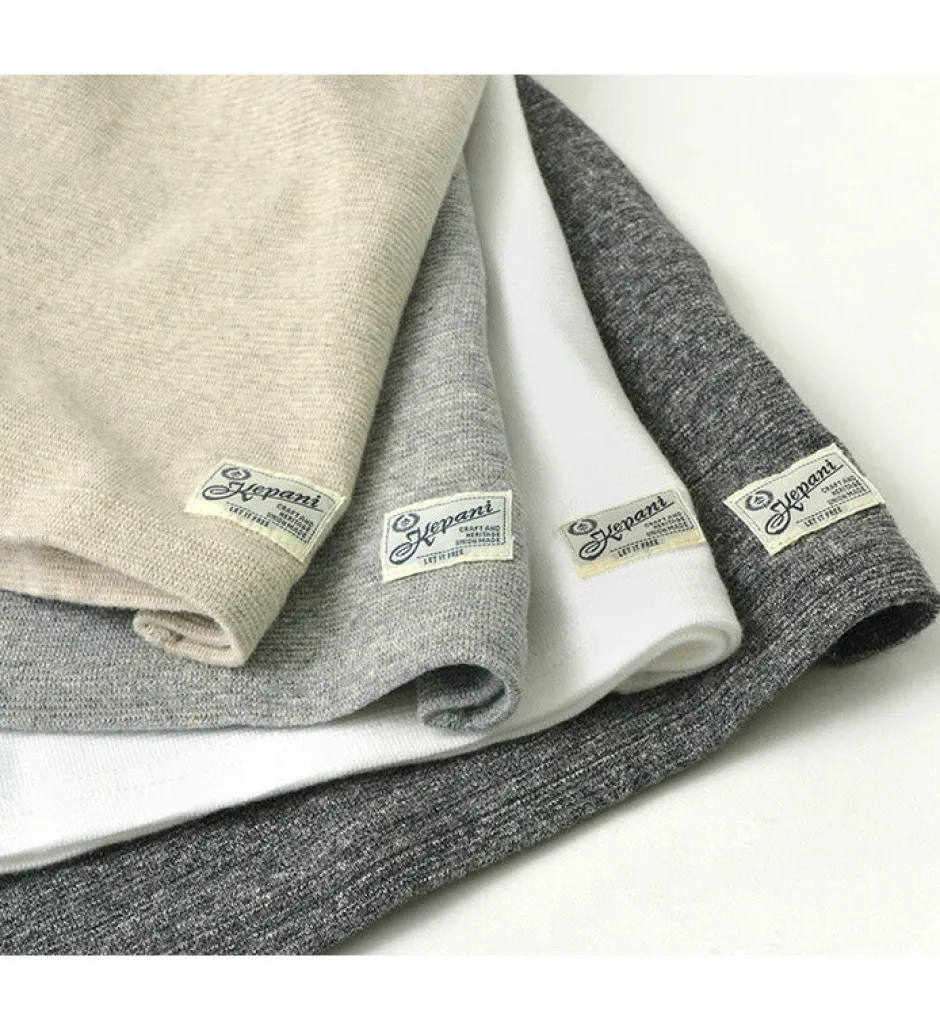 T-Shirts^KEPANI / Henley neck long sleeve tee