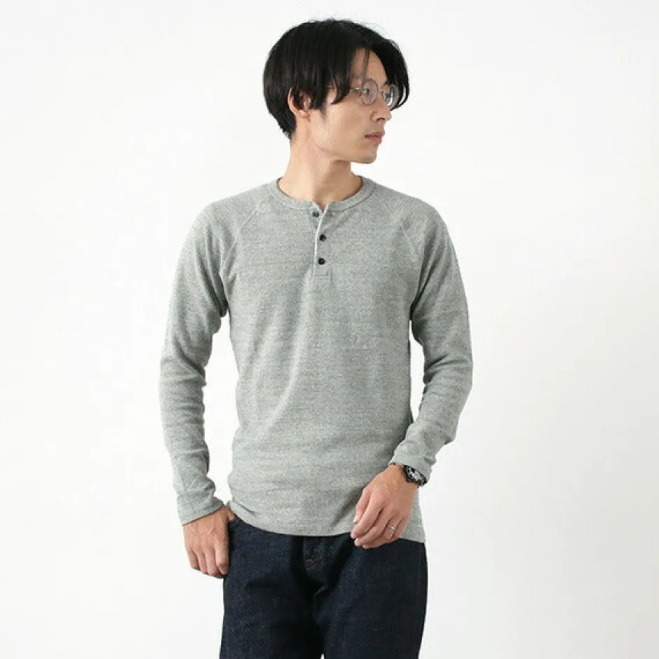 T-Shirts^KEPANI / Henley neck long sleeve tee