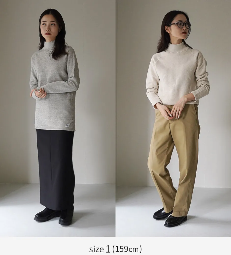 Sweatshirts^KEPANI / Mock Neck Sweatshirt