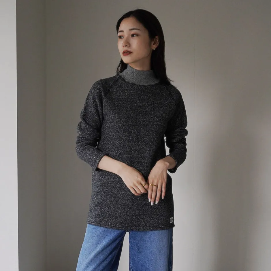 Sweatshirts^KEPANI / Mock Neck Sweatshirt