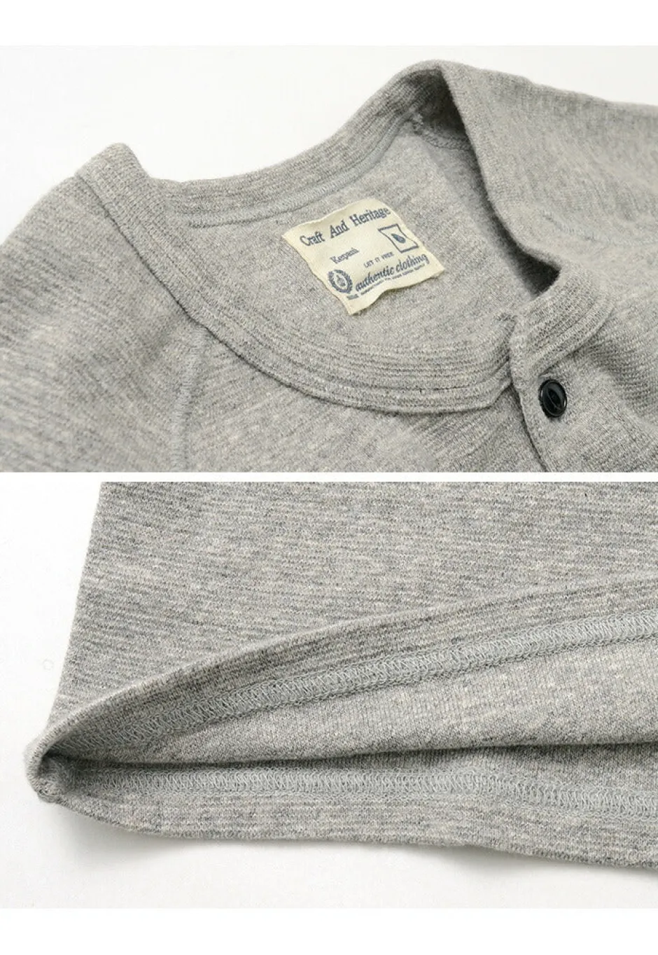 T-Shirts^KEPANI / Raffy Spun Milled Henry Neck T-Shirt