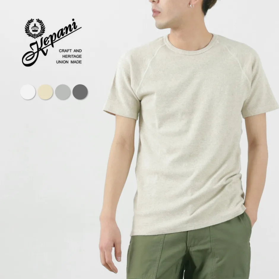 T-Shirts^KEPANI / Raffy Spun-fleece Short-Sleeved T-Shirt
