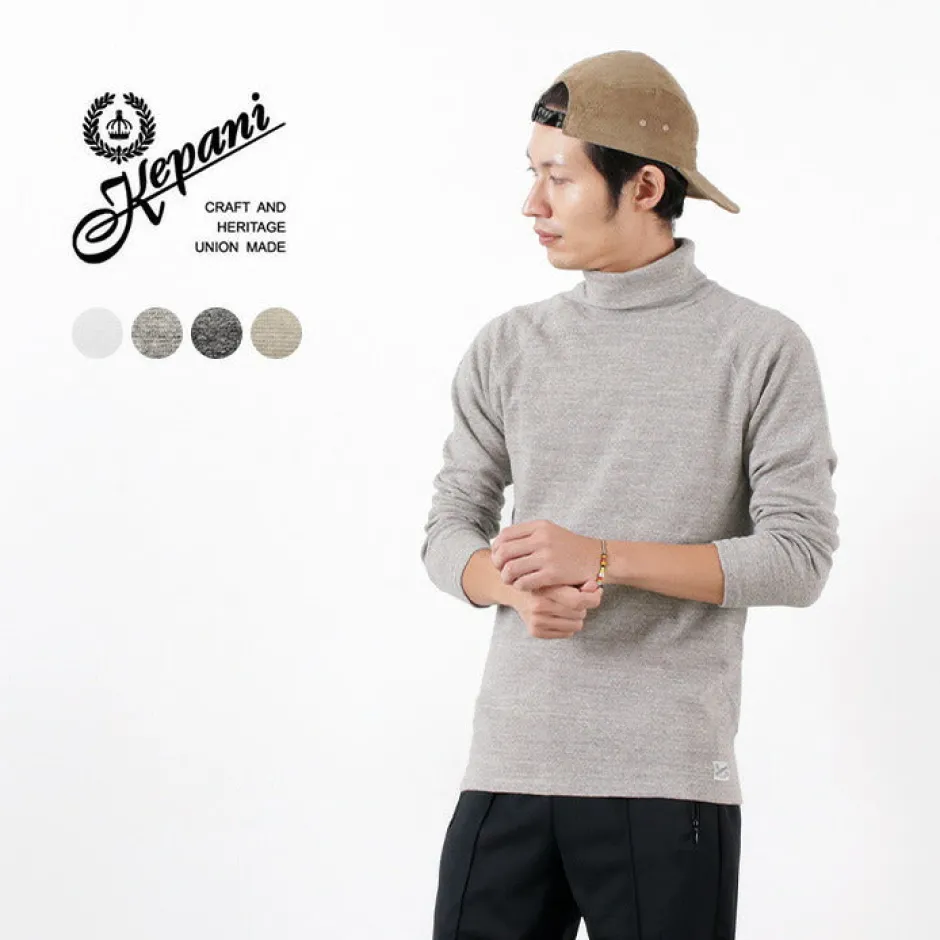 T-Shirts^KEPANI / Raffy Stretch Fleece Turtleneck Long Sleeve Tee
