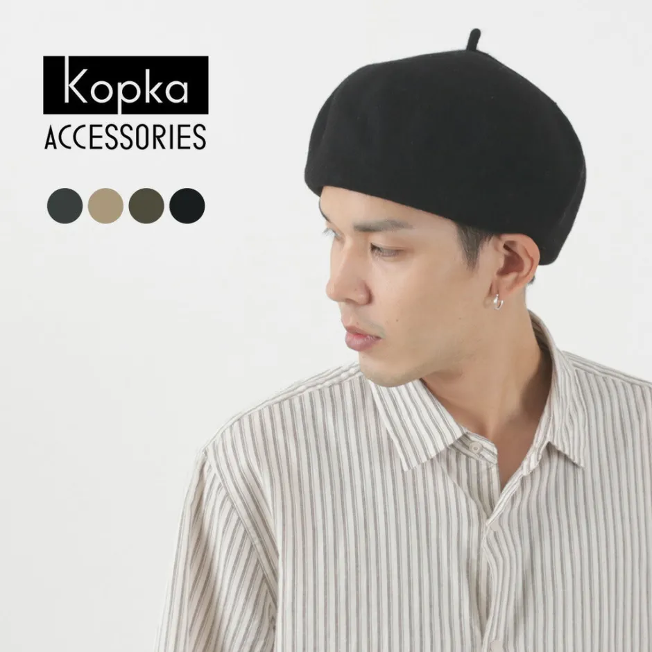Hats^KOPKA / Pure Merino Roll Up Beret