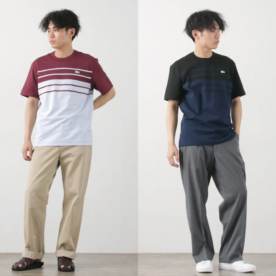 T-Shirts^LACOSTE / Stripe T-Shirt